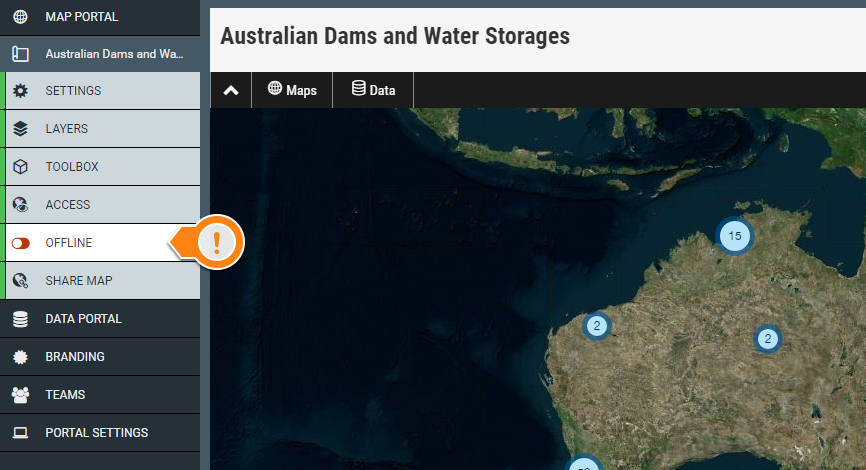 Maps share